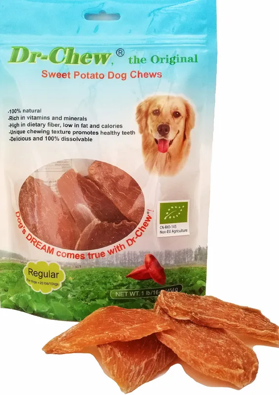 Dr. Chew Sweet Potato Regular | Vegan Dog Snacks