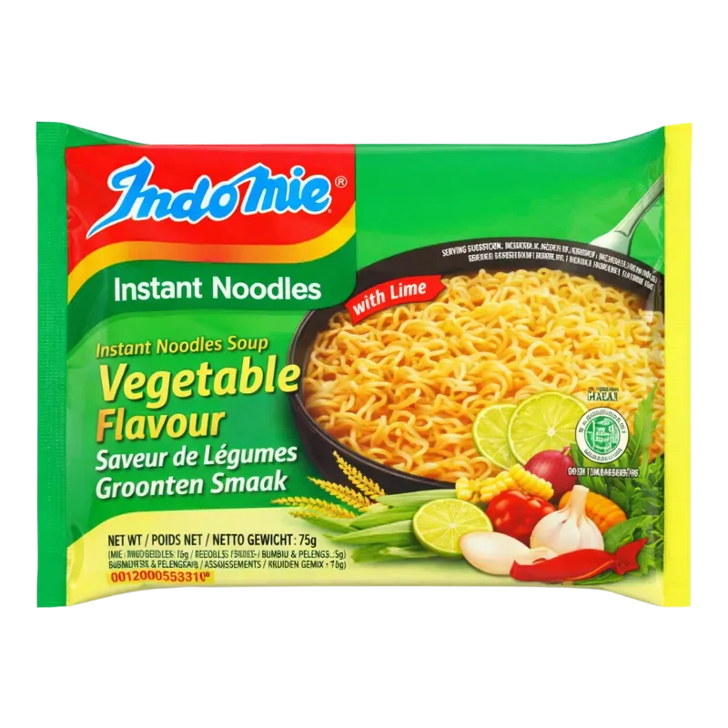 Indomie Instant Noodles Vegetables With Lime, 75g