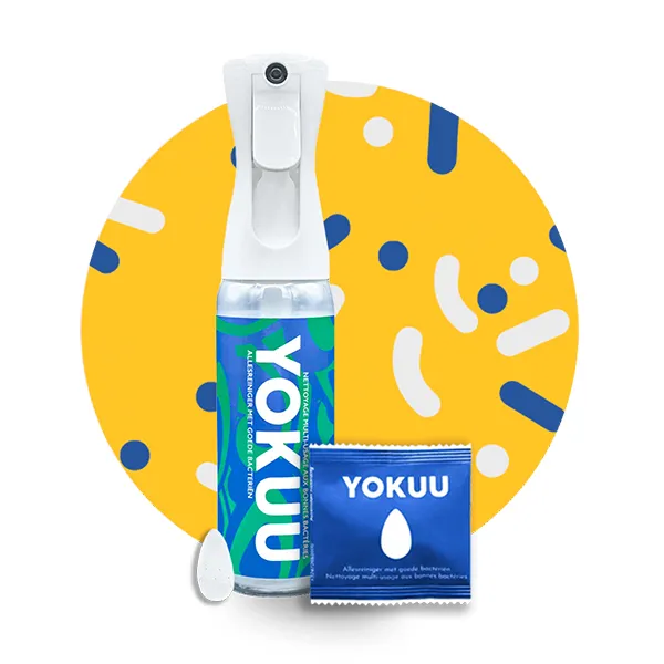 Yokuu - Allesreiniger Startkit: 1 herbruikbare spray en 1 parel