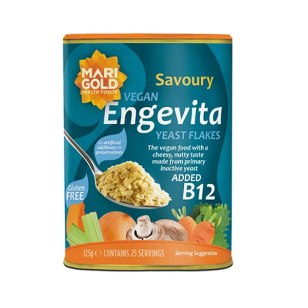 Marigold - Engevita Yeast Flakes with B12 - edelgistvlokken, 125gr