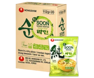 Nongshim Nongshim Soon Veggie Ramyun DOOS, 20x112g