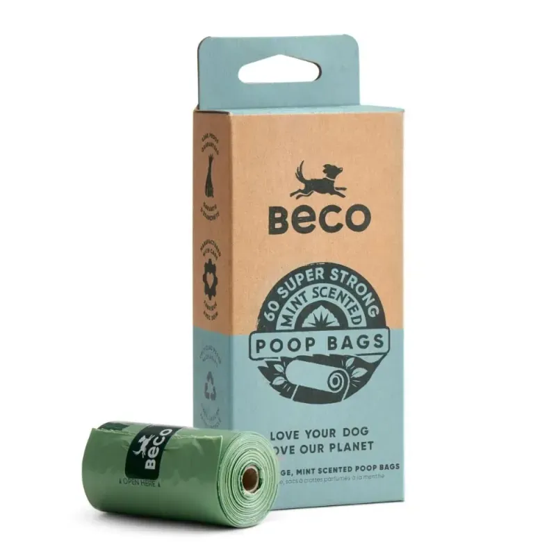 Beco Bag Recycled Poop Bags | Care and Essentials | Mint Scent