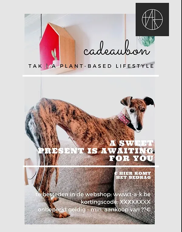 cadeaubon van tAK | a plant-based lifestyle - digitaal verzonden