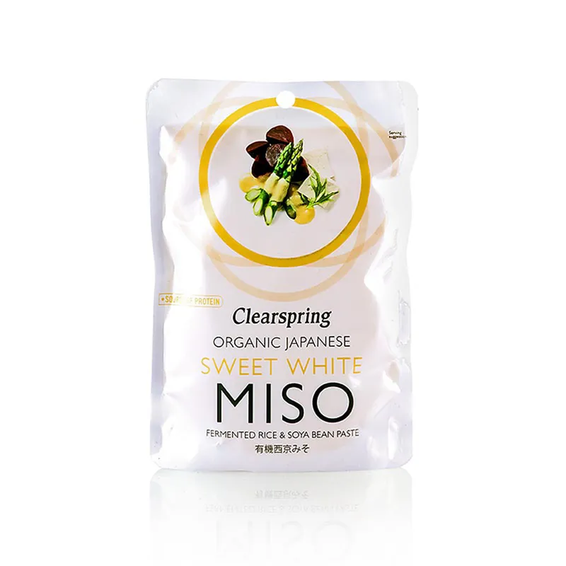 Clearspring - Miso sweet white, pasteurised - witte miso, 250gr