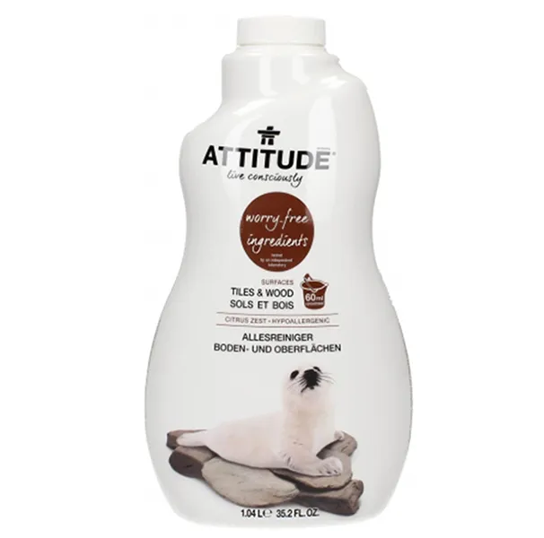 Attitude - Tiles & Wood - eco vloerreiniger tegels en hout, 1l